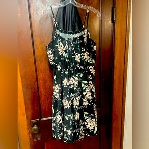 Floral knee length dress